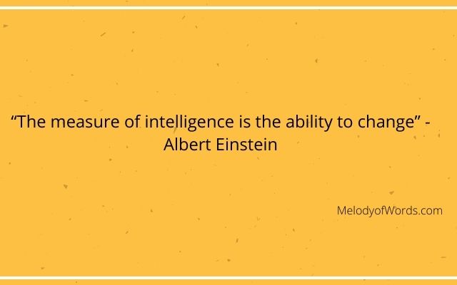 Albert Einstein Quotes on Change