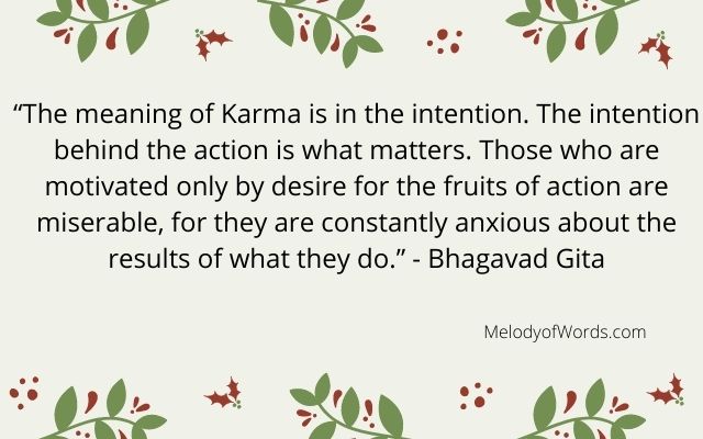 Bhagavad Gita Quotes on Karma