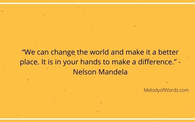 Nelson Mandela Quotes on Change