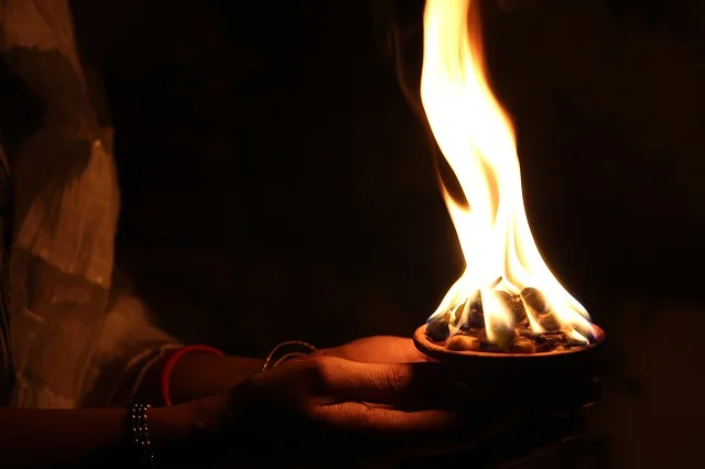 Woman with Diya, Best Spiritual Quotes