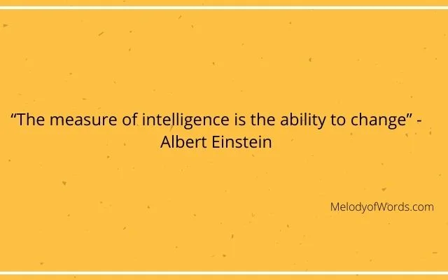 Albert Einstein Quotes on Change