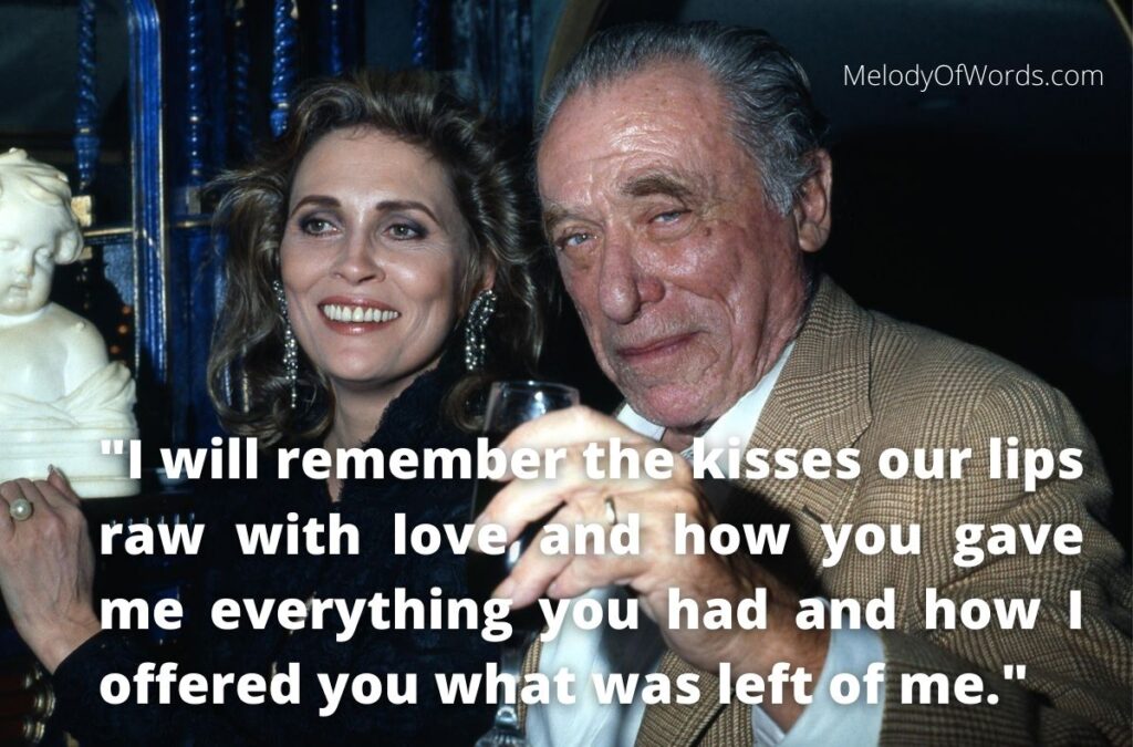 Charles Bukowski Quotes on Women and Love