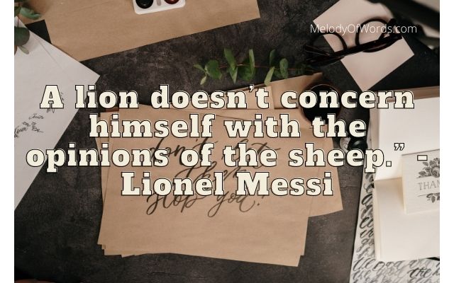 Motivational Quotes on Life Lionel Messi