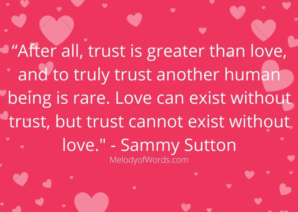 quotations on trust and love