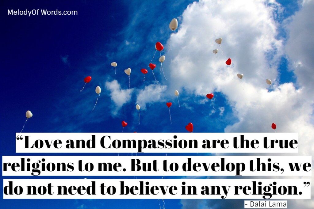 Dalai Lama's Buddhist Quotes on Love and Compassion