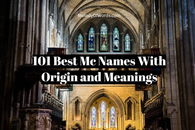 101 Best Mc Names with Origin and Meaning
