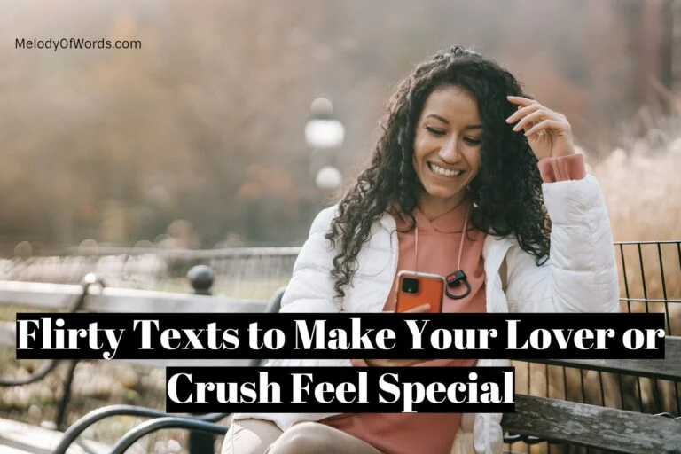 80 Flirty Texts to Make Your Lover or Crush Feel Special